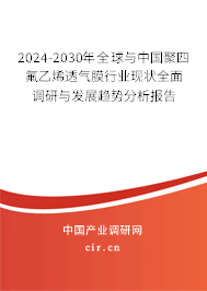 2024-2030年全球與中國(guó)聚四氟乙烯透氣膜行業(yè)現(xiàn)狀全面調(diào)研與發(fā)展趨勢(shì)分析報(bào)告
