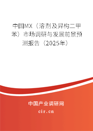 中國(guó)MX（溶劑及異構(gòu)二甲苯）市場(chǎng)調(diào)研與發(fā)展前景預(yù)測(cè)報(bào)告（2025年）