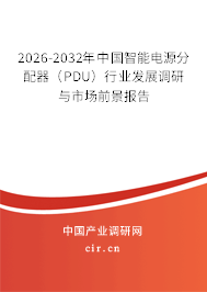 2026-2032年中國智能電源分配器（PDU）行業(yè)發(fā)展調(diào)研與市場(chǎng)前景報(bào)告