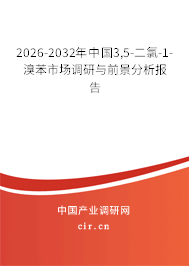 2026-2032年中國3,5-二氯-1-溴苯市場調(diào)研與前景分析報告