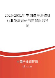 2025-2031年中國磁帶消磁機行業(yè)發(fā)展調(diào)研與前景趨勢預(yù)測