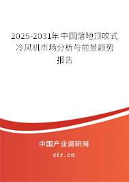 2025-2031年中國落地頂吹式冷風機市場分析與前景趨勢報告 2025-2031年中國落地頂吹式冷風機市場分析與前景趨勢報告