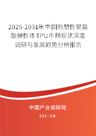 2025-2031年中國熱塑性聚氨酯彈性體TPU市場現(xiàn)狀深度調(diào)研與發(fā)展趨勢分析報告