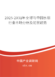 2025-2031年全球與中國水煙行業(yè)市場分析及前景趨勢 2025-2031年全球與中國水煙行業(yè)市場分析及前景趨勢