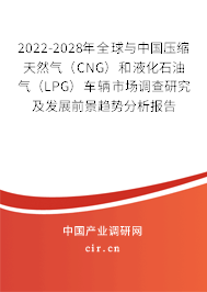 2022-2028年全球與中國壓縮天然氣（CNG）和液化石油氣（LPG）車輛市場調(diào)查研究及發(fā)展前景趨勢分析報告