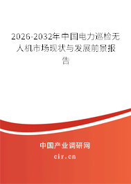 2024-2030年中國電力巡檢無人機(jī)市場現(xiàn)狀與發(fā)展前景報(bào)告