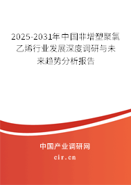 2025-2031年中國(guó)非增塑聚氯乙烯行業(yè)發(fā)展深度調(diào)研與未來(lái)趨勢(shì)分析報(bào)告
