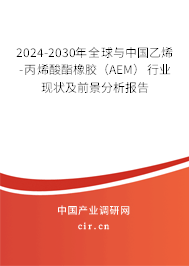 2024-2030年全球與中國(guó)乙烯-丙烯酸酯橡膠(AEM)行業(yè)現(xiàn)狀及前景分析報(bào)告 2024-2030年全球與中國(guó)乙烯-丙烯酸酯橡膠(AEM)行業(yè)現(xiàn)狀及前景分析報(bào)告