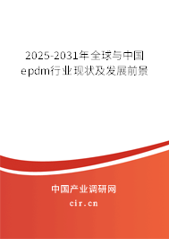2025-2031年全球與中國epdm行業(yè)現(xiàn)狀及發(fā)展前景 2025-2031年全球與中國epdm行業(yè)現(xiàn)狀及發(fā)展前景