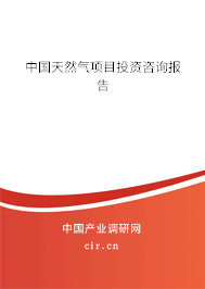 中國天然氣項目投資咨詢報告 中國天然氣項目投資咨詢報告