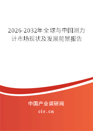 2026-2032年全球與中國(guó)測(cè)力計(jì)市場(chǎng)現(xiàn)狀及發(fā)展前景報(bào)告