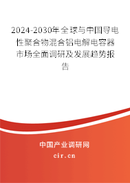 2024-2030年全球與中國(guó)導(dǎo)電性聚合物混合鋁電解電容器市場(chǎng)全面調(diào)研及發(fā)展趨勢(shì)報(bào)告