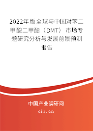 2022年版全球與中國(guó)對(duì)苯二甲酸二甲酯（DMT）市場(chǎng)專題研究分析與發(fā)展前景預(yù)測(cè)報(bào)告