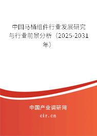 中國馬桶組件行業(yè)發(fā)展研究與行業(yè)前景分析（2025-2031年）