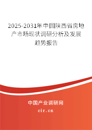 2025-2031年中國陜西省房地產(chǎn)市場現(xiàn)狀調(diào)研分析及發(fā)展趨勢報(bào)告