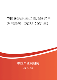 中國(guó)BGA返修臺(tái)市場(chǎng)研究與發(fā)展趨勢(shì)（2025-2031年）
