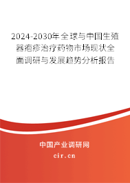 2024-2030年全球與中國生殖器皰疹治療藥物市場(chǎng)現(xiàn)狀全面調(diào)研與發(fā)展趨勢(shì)分析報(bào)告