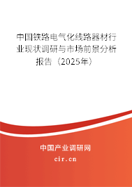 中國鐵路電氣化線路器材行業(yè)現(xiàn)狀調(diào)研與市場前景分析報告（2025年）