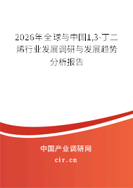 2026年全球與中國1,3-丁二烯行業(yè)發(fā)展調(diào)研與發(fā)展趨勢(shì)分析報(bào)告 2026年全球與中國1,3-丁二烯行業(yè)發(fā)展調(diào)研與發(fā)展趨勢(shì)分析報(bào)告
