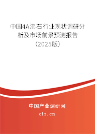 中國(guó)4A沸石行業(yè)現(xiàn)狀調(diào)研分析及市場(chǎng)前景預(yù)測(cè)報(bào)告（2025版）