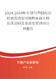 2024-2030年全球與中國(guó)電動(dòng)腔鏡直線型切割吻合器市場(chǎng)現(xiàn)狀調(diào)研及發(fā)展前景預(yù)測(cè)分析報(bào)告