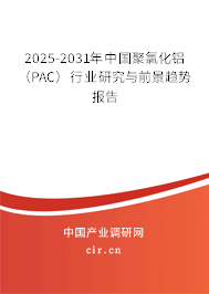 2025-2031年中國(guó)聚氯化鋁（PAC）行業(yè)研究與前景趨勢(shì)報(bào)告