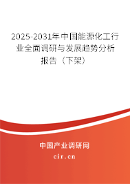 2025-2031年中國能源化工行業(yè)全面調(diào)研與發(fā)展趨勢(shì)分析報(bào)告(下架) 2025-2031年中國能源化工行業(yè)全面調(diào)研與發(fā)展趨勢(shì)分析報(bào)告(下架)