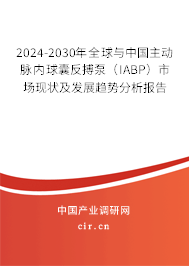 2024-2030年全球與中國主動脈內(nèi)球囊反搏泵（IABP）市場現(xiàn)狀及發(fā)展趨勢分析報告