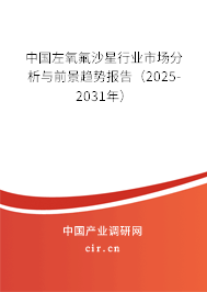 中國左氧氟沙星行業(yè)市場分析與前景趨勢報告（2025-2031年）