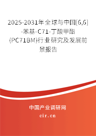 2025-2031年全球與中國[6,6]-苯基-C71-丁酸甲酯(PC71BM)行業(yè)研究及發(fā)展前景報告
