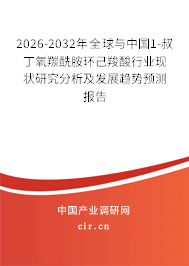 2026-2032年全球與中國1-叔丁氧羰酰胺環(huán)己羧酸行業(yè)現(xiàn)狀研究分析及發(fā)展趨勢預(yù)測報告