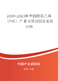 2009-2013年中國聚氯乙烯（PVC）產(chǎn)業(yè)全景調(diào)研及發(fā)展分析