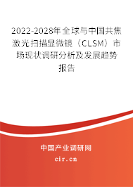2022-2028年全球與中國共焦激光掃描顯微鏡（CLSM）市場現(xiàn)狀調(diào)研分析及發(fā)展趨勢報(bào)告