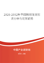 2026-2032年中國喉鏡發(fā)展現(xiàn)狀分析與前景趨勢