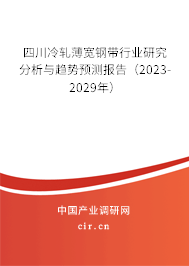 四川冷軋薄寬鋼帶行業(yè)研究分析與趨勢預(yù)測報告（2023-2029年）