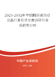 2024-2030年中國糖尿病治療設(shè)備行業(yè)現(xiàn)狀全面調(diào)研與發(fā)展趨勢分析