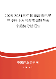 2025-2031年中國(guó)重慶市電子競(jìng)技行業(yè)發(fā)展深度調(diào)研與未來(lái)趨勢(shì)分析報(bào)告