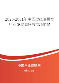2025-2031年中國(guó)虛擬演播室行業(yè)發(fā)展調(diào)研與市場(chǎng)前景