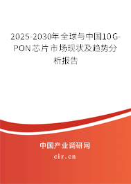 2025-2030年全球與中國10G-PON芯片市場現(xiàn)狀及趨勢分析報告
