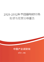 2025-2031年中國(guó)草地耙市場(chǎng)現(xiàn)狀與前景分析報(bào)告