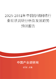 2025-2031年中國(guó)存儲(chǔ)網(wǎng)絡(luò)行業(yè)現(xiàn)狀調(diào)研分析及發(fā)展趨勢(shì)預(yù)測(cè)報(bào)告