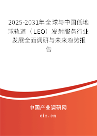 2025-2031年全球與中國(guó)低地球軌道（LEO）發(fā)射服務(wù)行業(yè)發(fā)展全面調(diào)研與未來趨勢(shì)報(bào)告