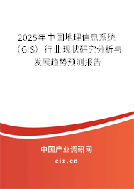 2025年中國(guó)地理信息系統(tǒng)（GIS）行業(yè)現(xiàn)狀研究分析與發(fā)展趨勢(shì)預(yù)測(cè)報(bào)告