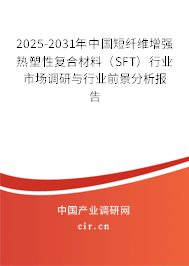 2025-2031年中國(guó)短纖維增強(qiáng)熱塑性復(fù)合材料(SFT)行業(yè)市場(chǎng)調(diào)研與行業(yè)前景分析報(bào)告 2025-2031年中國(guó)短纖維增強(qiáng)熱塑性復(fù)合材料(SFT)行業(yè)市場(chǎng)調(diào)研與行業(yè)前景分析報(bào)告