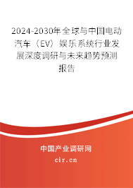 2024-2030年全球與中國(guó)電動(dòng)汽車（EV）娛樂(lè)系統(tǒng)行業(yè)發(fā)展深度調(diào)研與未來(lái)趨勢(shì)預(yù)測(cè)報(bào)告