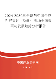 2024-2030年全球與中國合成孔徑雷達（SAR）市場全面調(diào)研與發(fā)展趨勢分析報告