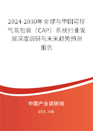 2024-2030年全球與中國(guó)可控氣氛包裝（CAP）系統(tǒng)行業(yè)發(fā)展深度調(diào)研與未來趨勢(shì)預(yù)測(cè)報(bào)告