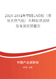 2025-2031年中國(guó)LNG船（液化天然氣船）市場(chǎng)現(xiàn)狀調(diào)研及發(fā)展前景報(bào)告