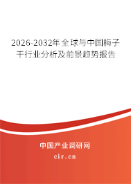 2026-2032年全球與中國梅子干行業(yè)分析及前景趨勢報(bào)告