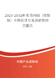 2025-2031年青海純堿(碳酸鈉)市場(chǎng)現(xiàn)狀與發(fā)展趨勢(shì)研究報(bào)告 2025-2031年青海純堿(碳酸鈉)市場(chǎng)現(xiàn)狀與發(fā)展趨勢(shì)研究報(bào)告